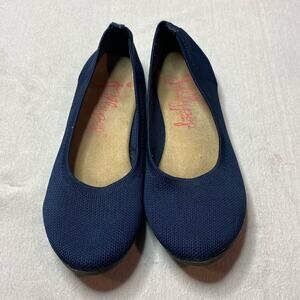 Jellypop navy blue flats size 6